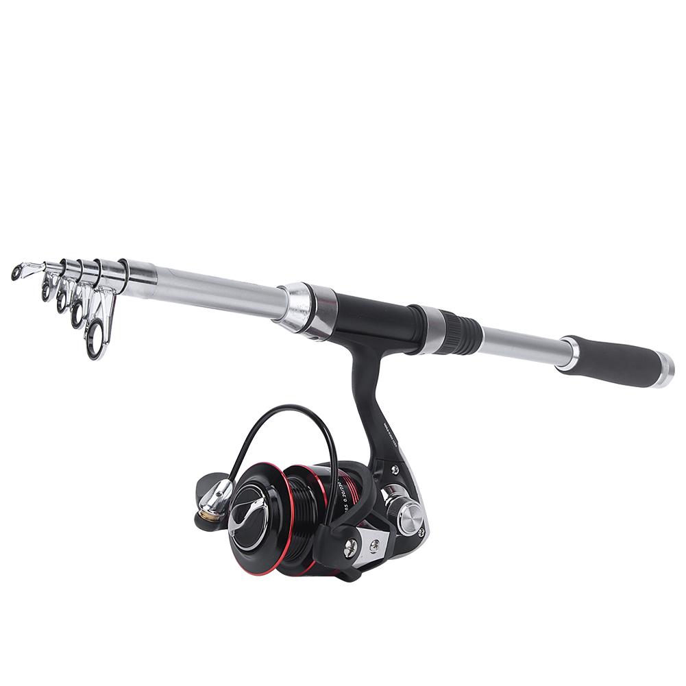 

Портативный набор удочек, телескопическая удочка, катушка, комплект аксессуаров для рыбалки на открытом воздухе