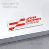 Decorazione Auto Metallo John Cooper Works JCW Emblema Lettere Adesivo 3D Per Mini Cooper S U25 J01 J05 F66 F65 F67 Adesivi Coda Posteriore Baule