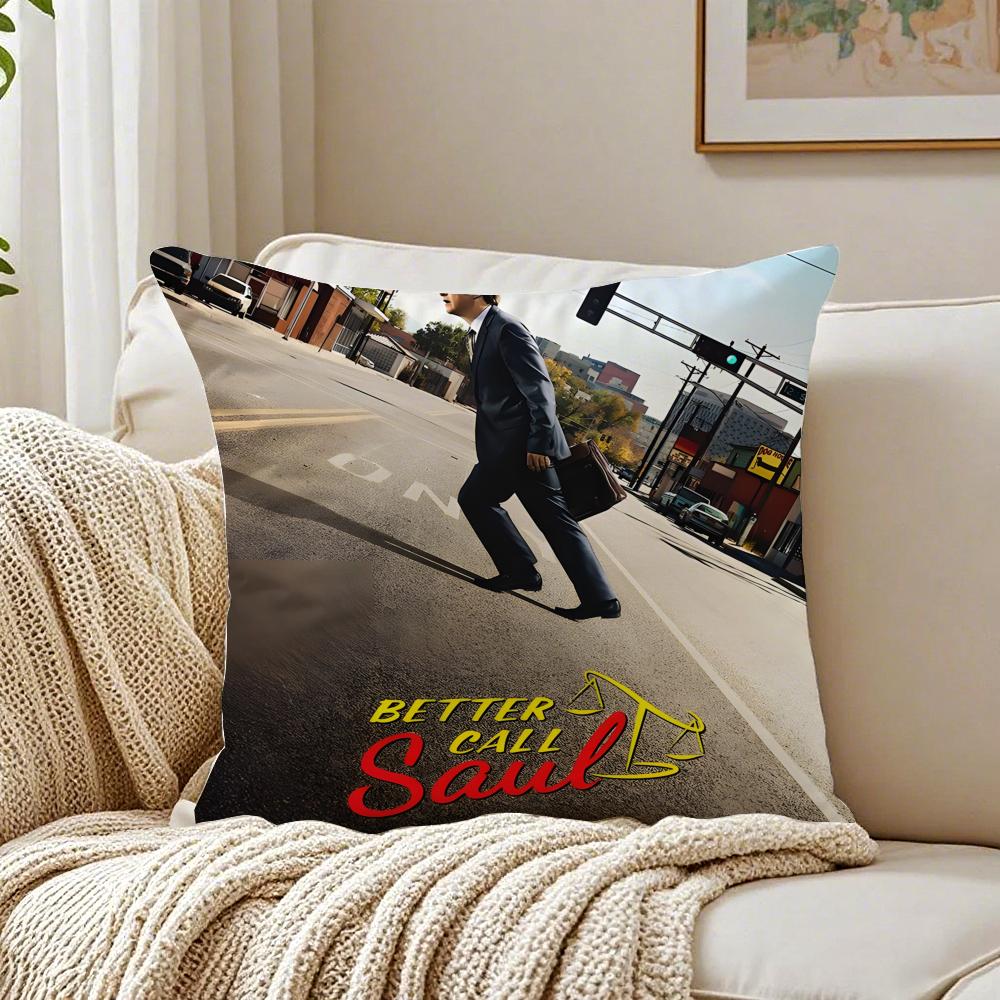 TV Drama BBetter CCall Saul Cushion Cover Pillowcase Antidustmite Living Room Sofa Decor Cushion Room