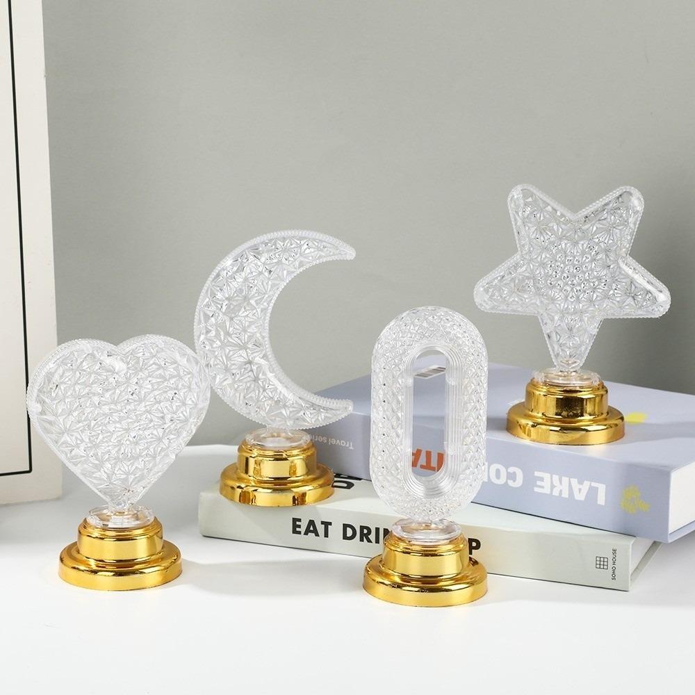 Star Moon Design Table Decor Lamp Multi-Color Color Changing Lamp Bedroom Night Light  Home Decor
