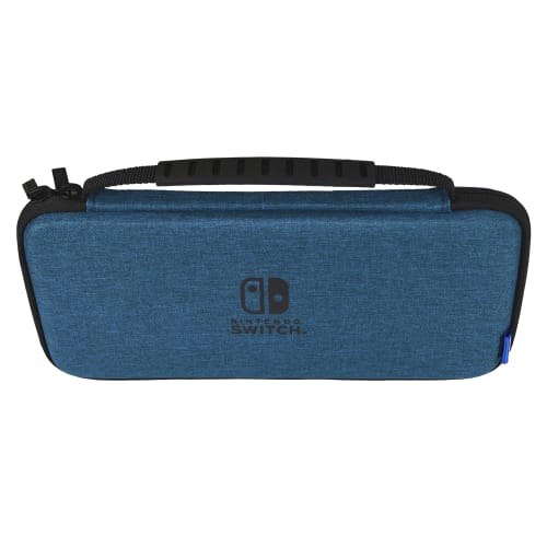 [Nintendo Licensed Product] Slim Hard Pouch Plus for Nintendo Switch Blue [Compatible with Nintendo Switch Organic EL Model]