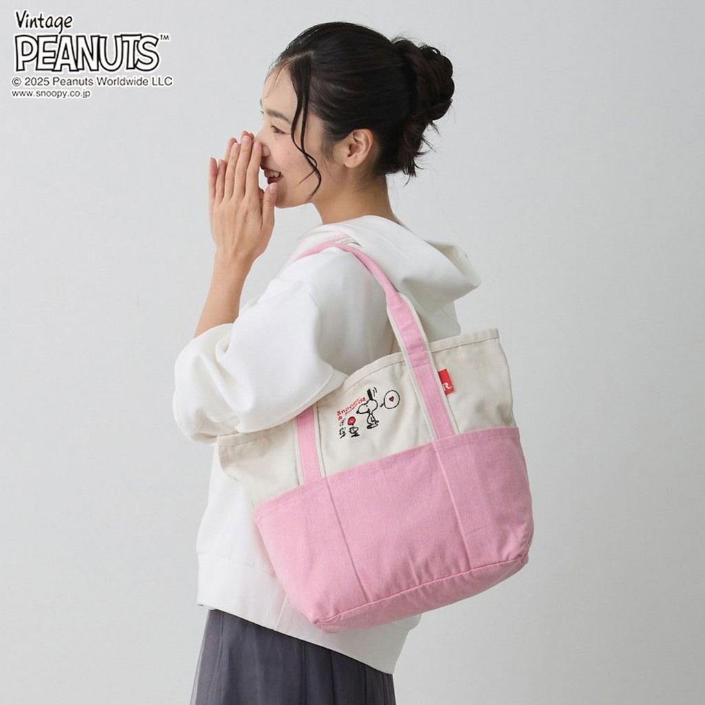 Rootote Snoopy Tote Bag IP Medium Peanuts 0D 8424 (01 Joe Cool)