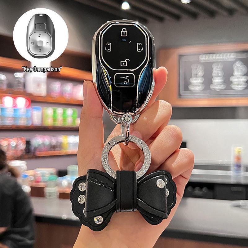 GAC Trumpchi M8 Key Cover: Compatible with Master, Grandmaster, E8, E9, S7 Models - Luxury Snap Shell for Women
