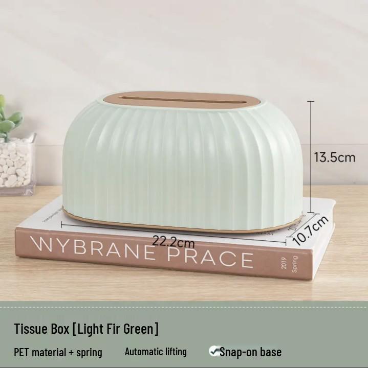

Ins Style Modern Striped Tissue Box: Elegant Pull-Out Design for Living Room or Bathroom