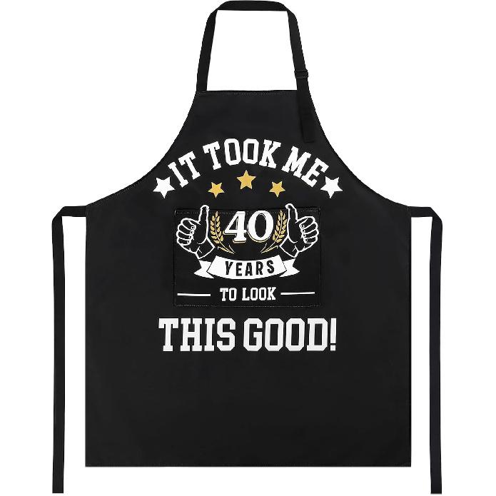 40th/60th Birthday Gifts for Women Men, It took me 40/60 years to look this good, Funny Apron gift It Took Me 40 Years