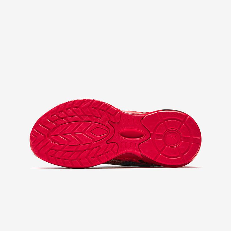 Anta Kids Fabric Energy Storage Warehouse 2.0 New Year Edition Trendy Breathable Low-Top Running Shoes Men Running Shoes Hot-Red Black 312515504-1