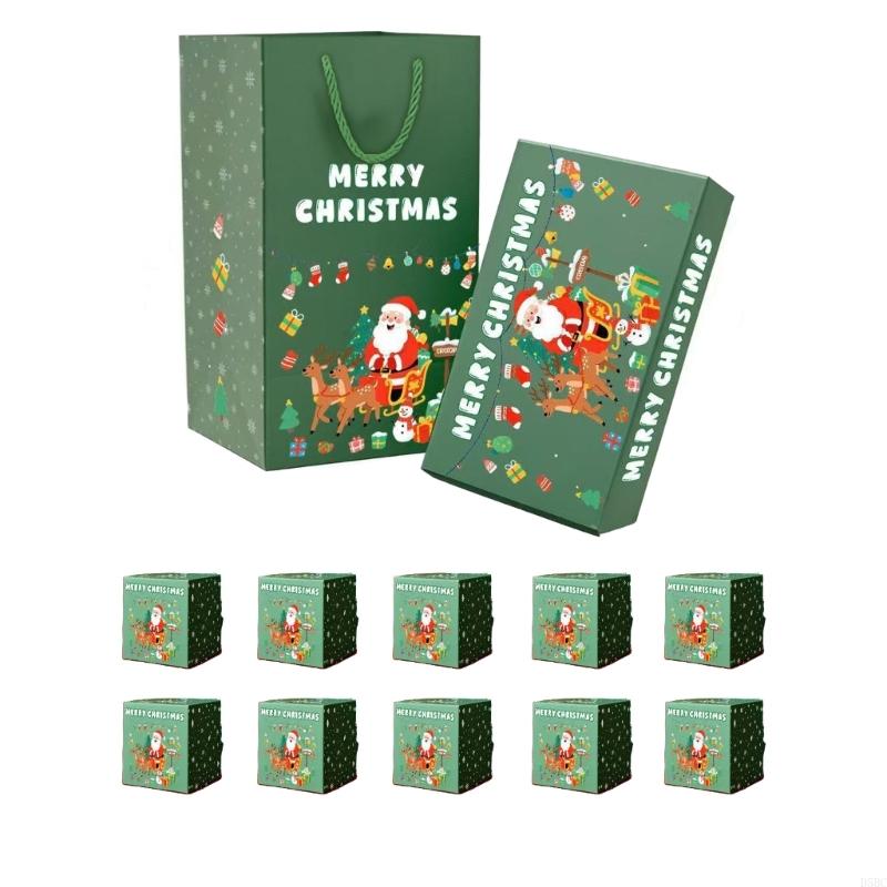

Christmas Celebratory Burst Up Prize Box Paper Aircraft Holiday Craft A
