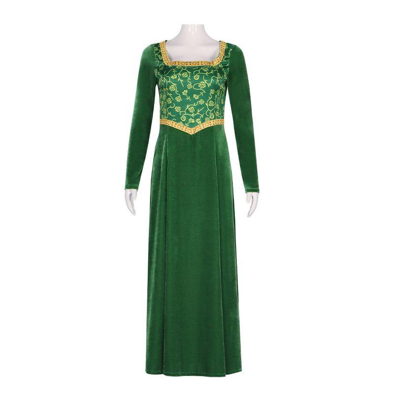 Costume da Cosplay di Shrek Vestito Verde Outfit per Role-Playing Costume da Esibizione Cosplay della Principessa Fiona
