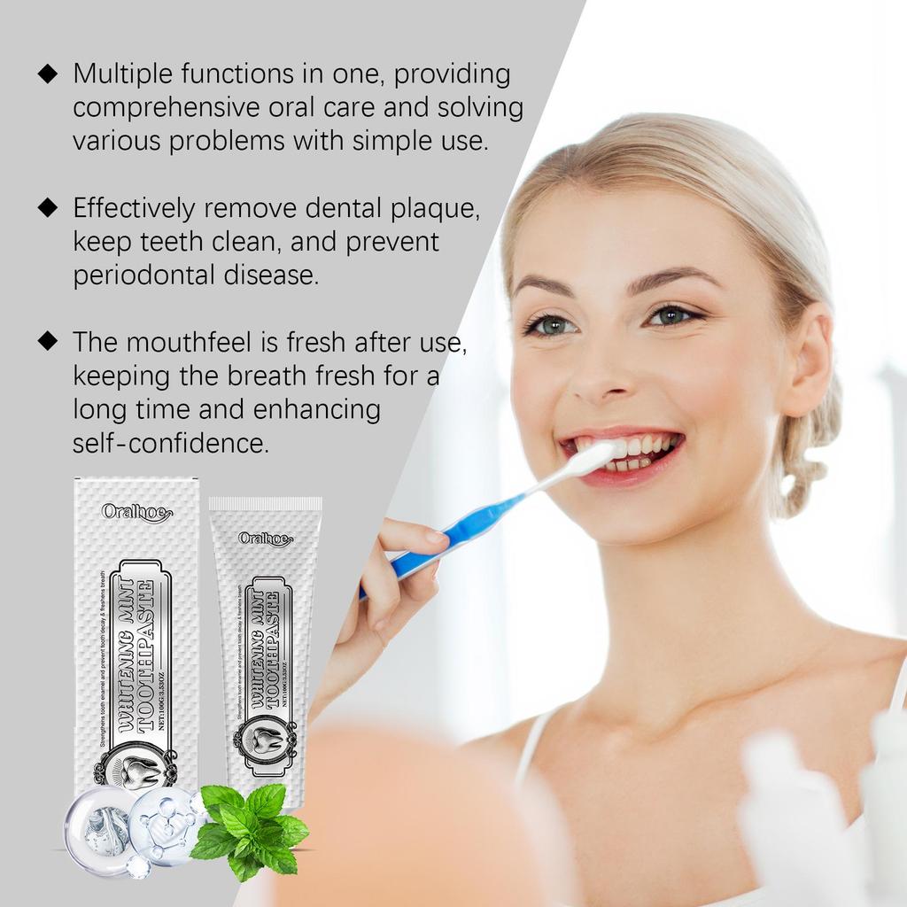 Oralhoe Mint Fresh Toothpaste Gentle Tartar Stain Odor Oral Care