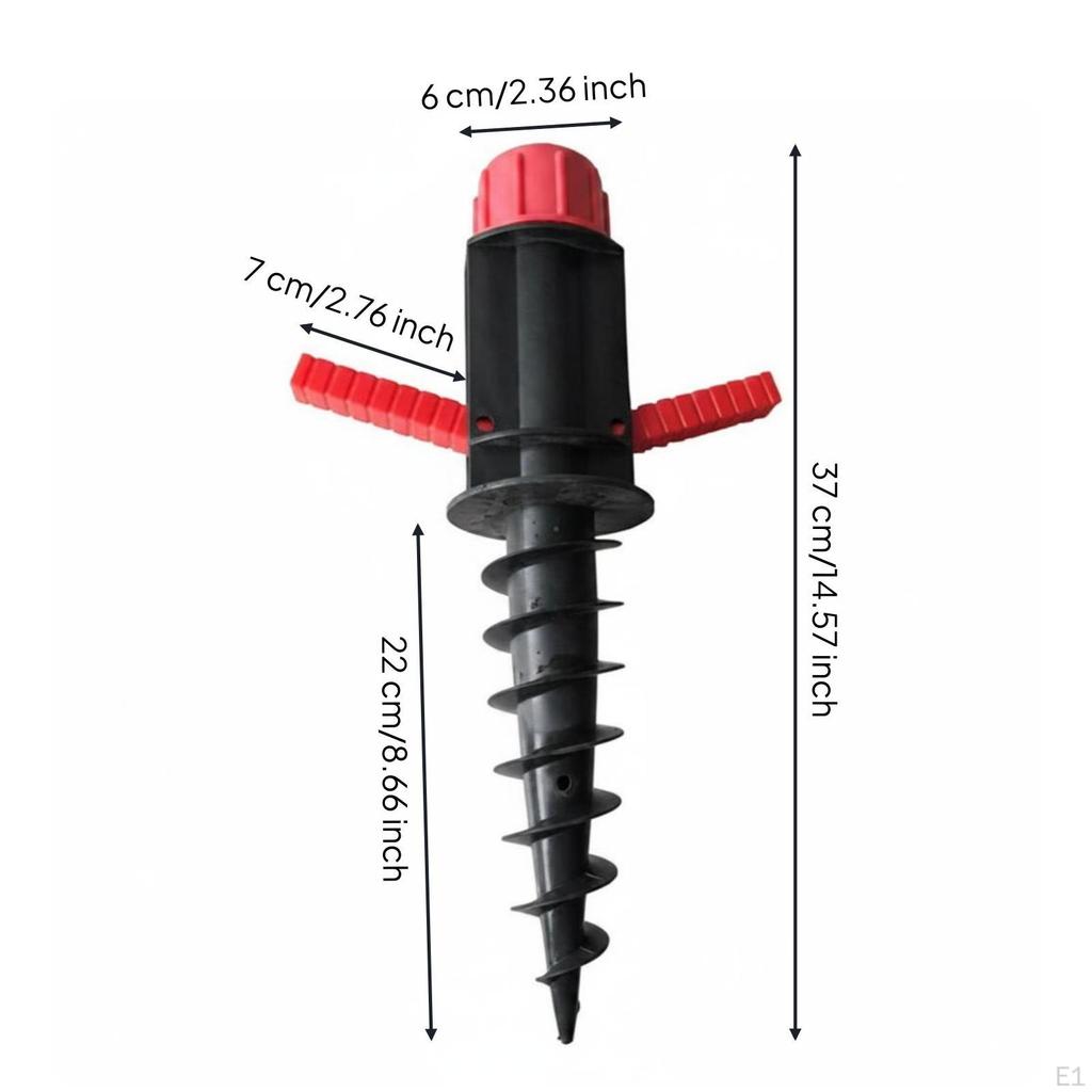 Umbrella Ground Stake Windproof Beach Anchor Fixed Support Sand