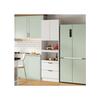 Armoire De Cuisine - MUVOE - 200 Cm - 2 Portes - 2 Tiroirs - Blanc Mat