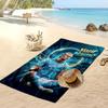 Asciugamano da Spiaggia Personalizzato Stampato Erling Haaland Logo Calcio Supporto Nome Personalizzato Testo Asciugamano Assorbente Per Sport Viaggio Regalo Speciale