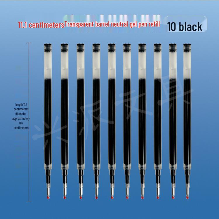 Universal Threaded Metal Ballpoint Pen Refill - Water-Based, Neutral, Business Office Replacement