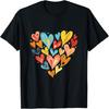 Celebrate Love with Heart Patterns Fashion Selection T-Shirt