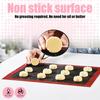 KitchenRaku Perforated Silicone Baking Mat, 15.7"x11.8" Reble Silicone Baking Sheets for Oven, Nonstick Bread Mat for Cookies, Macarons, Bread and