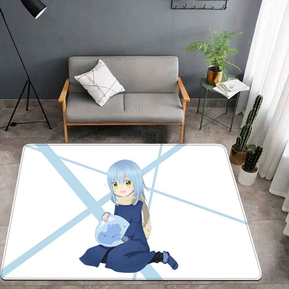 Demon Slime Rimuru Tempest Floor Mat Bathroom Mat Kids Room Bedroom Decoration Balcony Anti-Slip Doormat Living Room Welcome