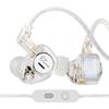 KZ Taurus Wired Gaming Dual 8mm Dynamic Two 6mm Professional Condenser Independent Bass Comfortable High Sound Ideal for with Earphones, Earphones,