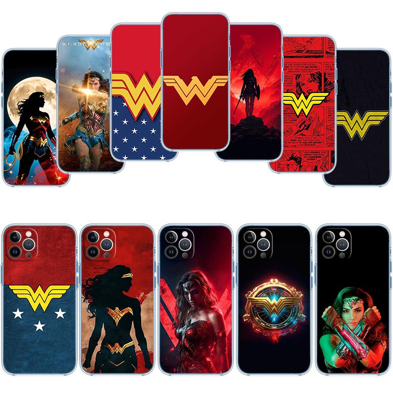 Wonder Woman Durchsichtige Handyhülle für Motorola Moto G7 G8 G9 G84 G85 G73 G24 G15 Z2 Play Power Plus
