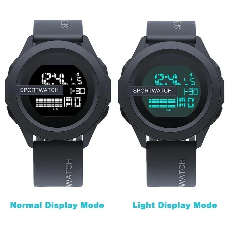 Sport Watch for Man Digital Wristwatch Stopwatch Luminous Date Week Waterproof Men's Clock Electronic Watch Relogio Masculino