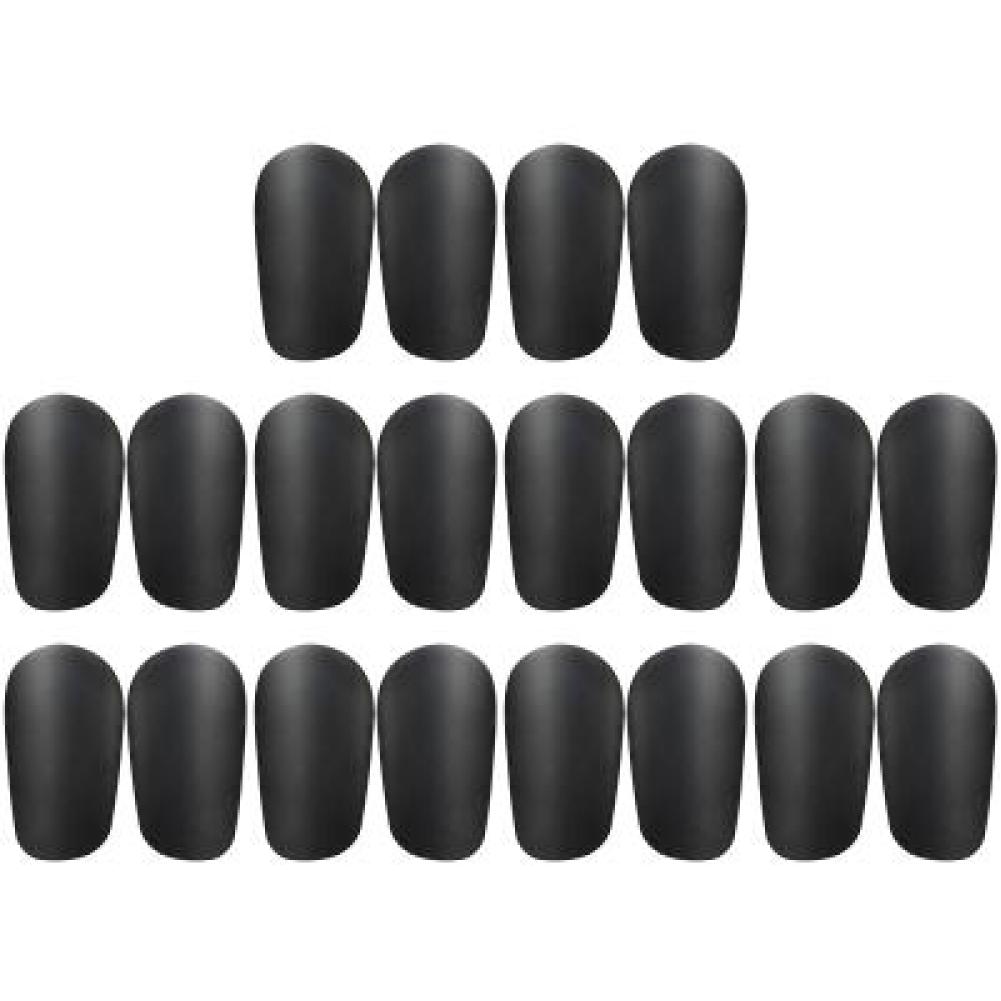 

1 пара футбольных щитков для голени для молодежи и взрослых (Черный 10x6см)