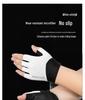 Unisex Half-Finger Cycling Gloves: Sun Protection, Anti-Slip, Breathable, Shock-Absorbing for Spring/Summer Mountain & Road Biking