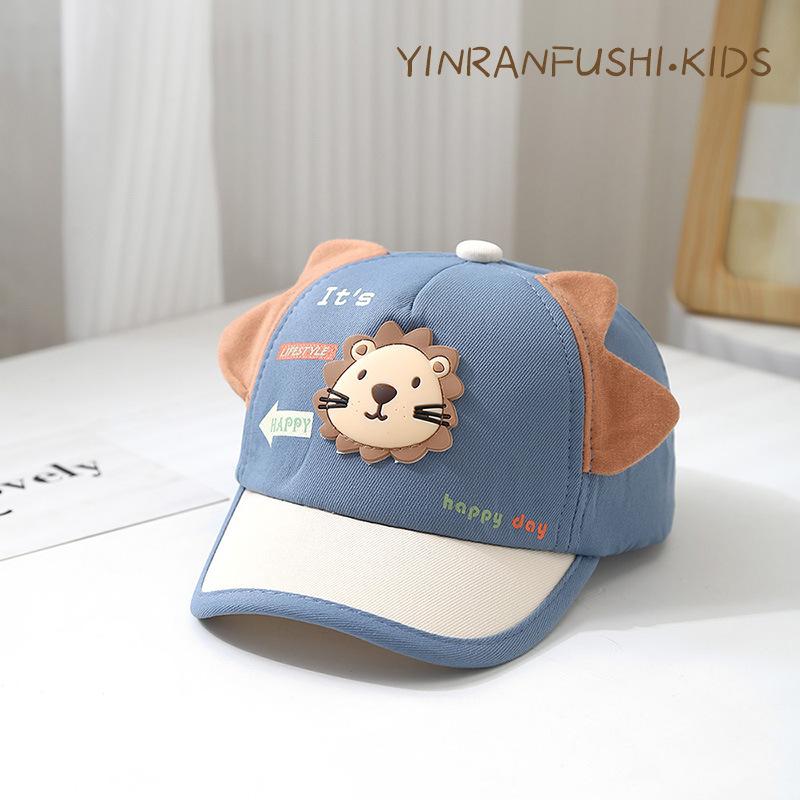 Children's Hat Spring and Autumn Girls Baseball Cap New Girls Baseball Cap Baby Sunscreen Hat Boys Sun Visor