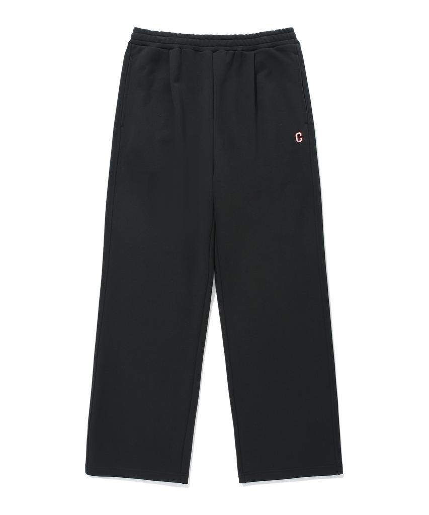 COVERNAT C Logo Sweat Wide Pants Black