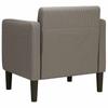 Armchair with Armrests Light Grey 54 Cm Cord Fabric