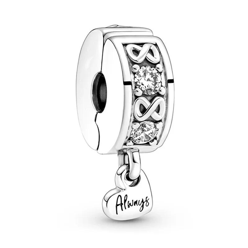 Original Copper Colorful Safety Buckle Star Starfish Shell Heart Bead Charms For Diy Bracelet Women Gift