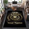 Crystal Velvet Rug Germany national football team Print Custom Name Text Floor Mat Home Decor