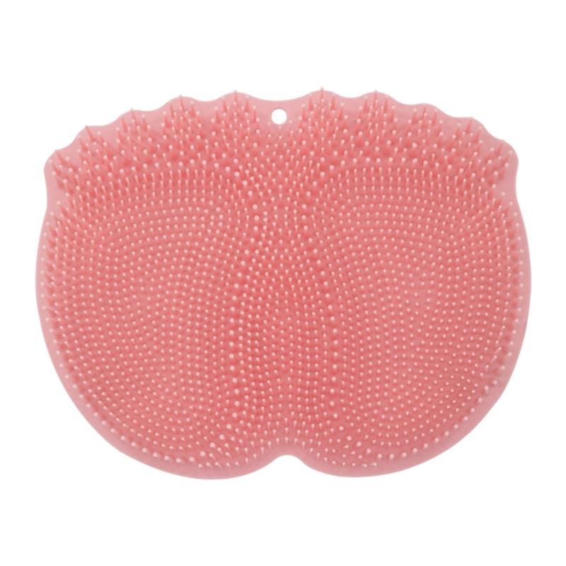 Soft TPE Foot Scrub Mat With NonSlip Texture For Bathroom Safety Comfortable Massage Surfaces Foot Scrubber Feature