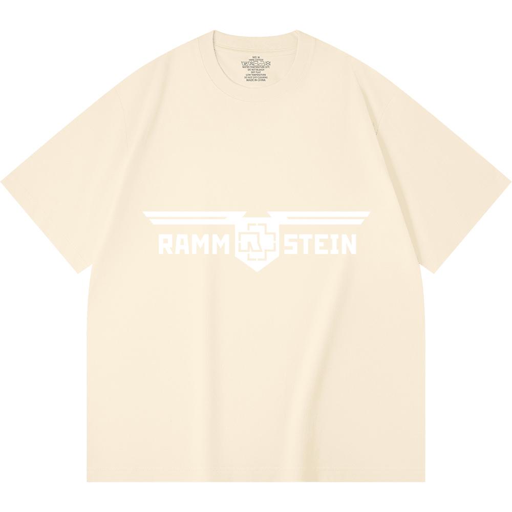 230 g/m² 100% Baumwolle Heavy Metal T-Shirt Rockband Beliebte Musik Druck Unisex Schweres Baumwoll-T-Shirt