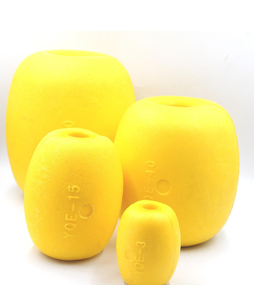 High Quality Eva Foam Plastic Bobber Buoy Oval Fishing Net Float жёлтый