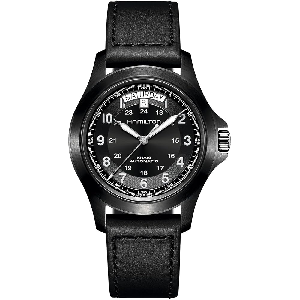 

Чоловічий автоматичний годинник Hamilton Khaki Field King Auto, H64465733, Офіційна гарантія [Імпортований]