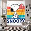 Wall TapestrySnoopy Peanuts Art Hanging Cloth Decorative Background Cover for Room Decoration
