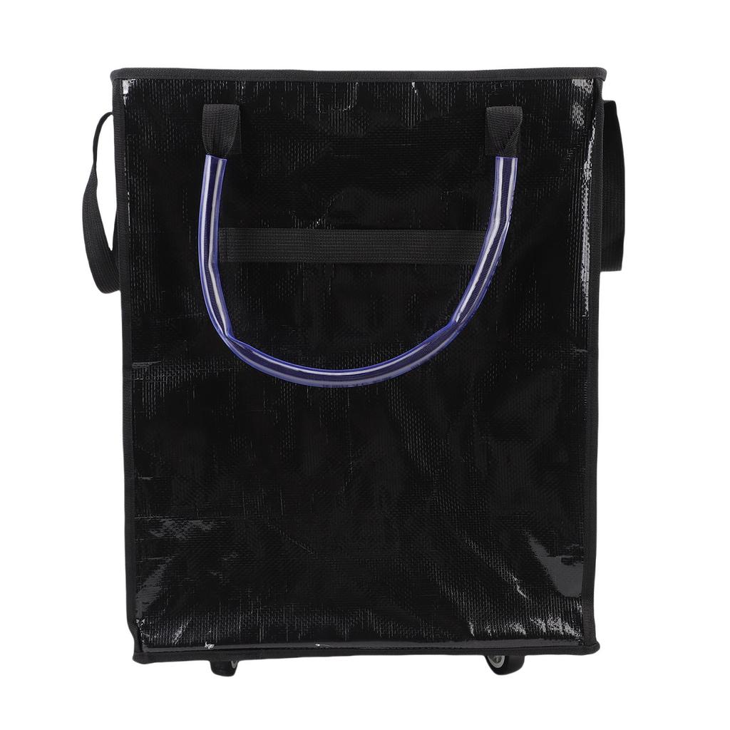Reusable Grocery Bag On Wheels Water Proof Large Capacity Rolling Tote Bag with Reinforced Handles