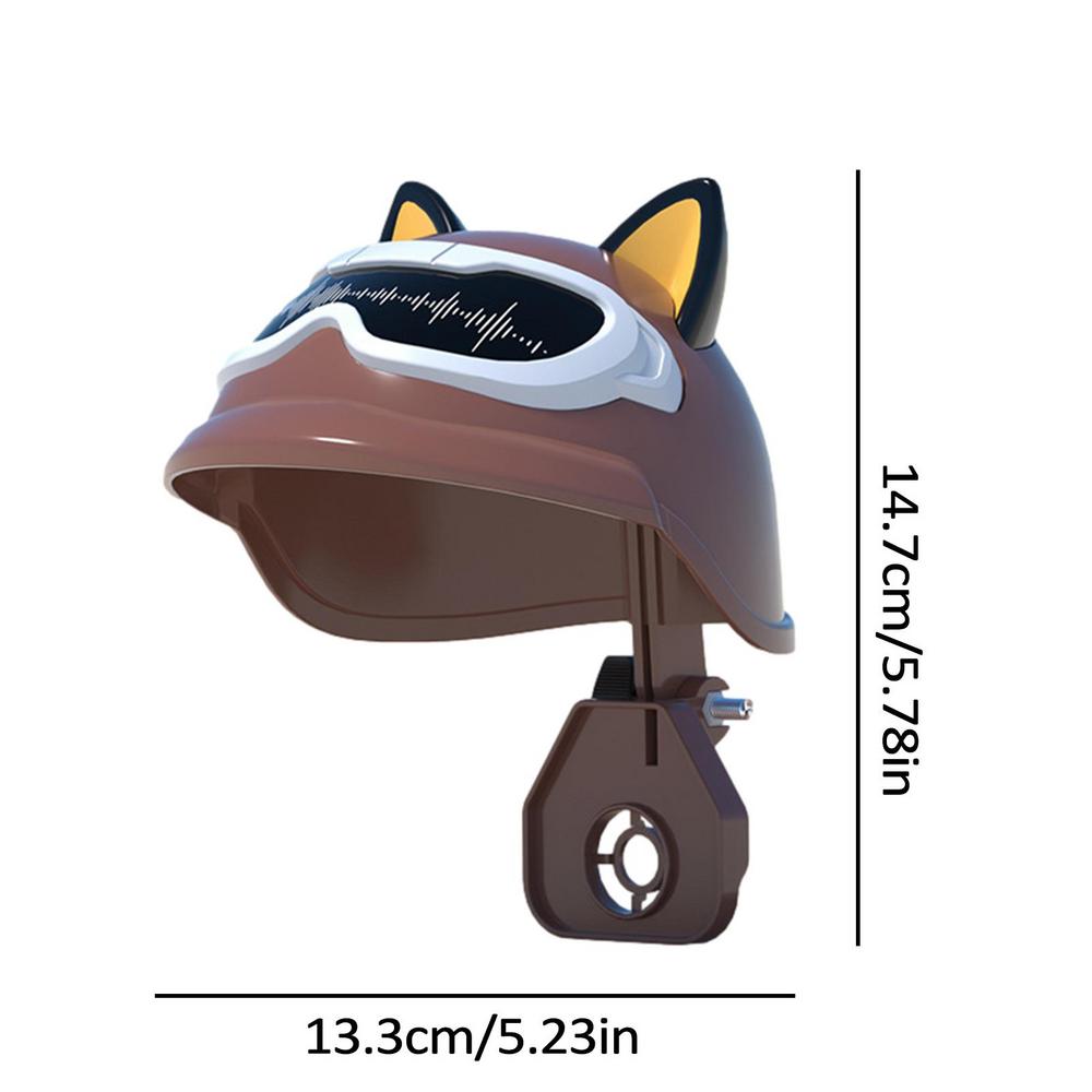 Cute Riding Mobile Phone Helmet Umbrella Motorcycle Phone Helmet SunShade Holder Mini Cell Phone Holder Hat Snowproof Rainproof