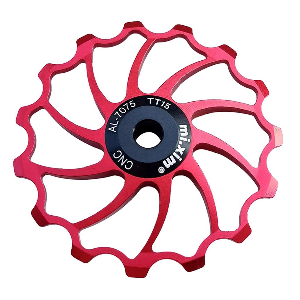 MTB Bike Rear Derailleur Pulley 15T Jockey Wheel Lightweight Aluminum Alloy