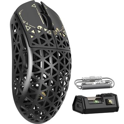 MAMBASNAKE M5Ultra 8K Carbon Fiber Gaming and with PAW3950MAX Nordic52840 8000Hz Polling Up To 42000 3 and Coiled Cable Included Direct Approval X