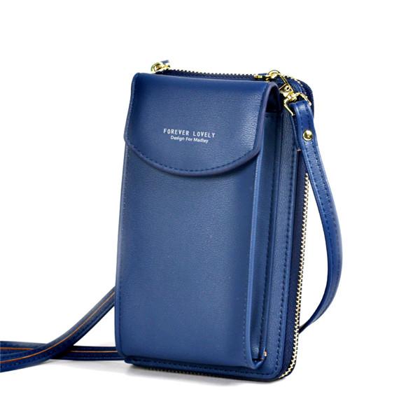 Famous Brand Cell Phone Bags for Women Large Card Holders Bag Purse Clutch Messenger Shoulder Long Straps New