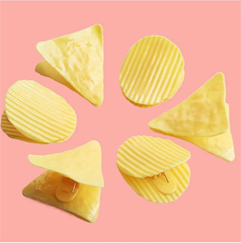 Simulated Potato Clips for Home Storage, Creative Snacks Sealing, Plastic Storage Clip, Edge Seam Positioning Clamp, Kitchen Too