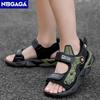 Summer Kids' Sandals Boys Soft Bottom Casual Beach Shoes School Students Comfortable Flat Walking Sandials