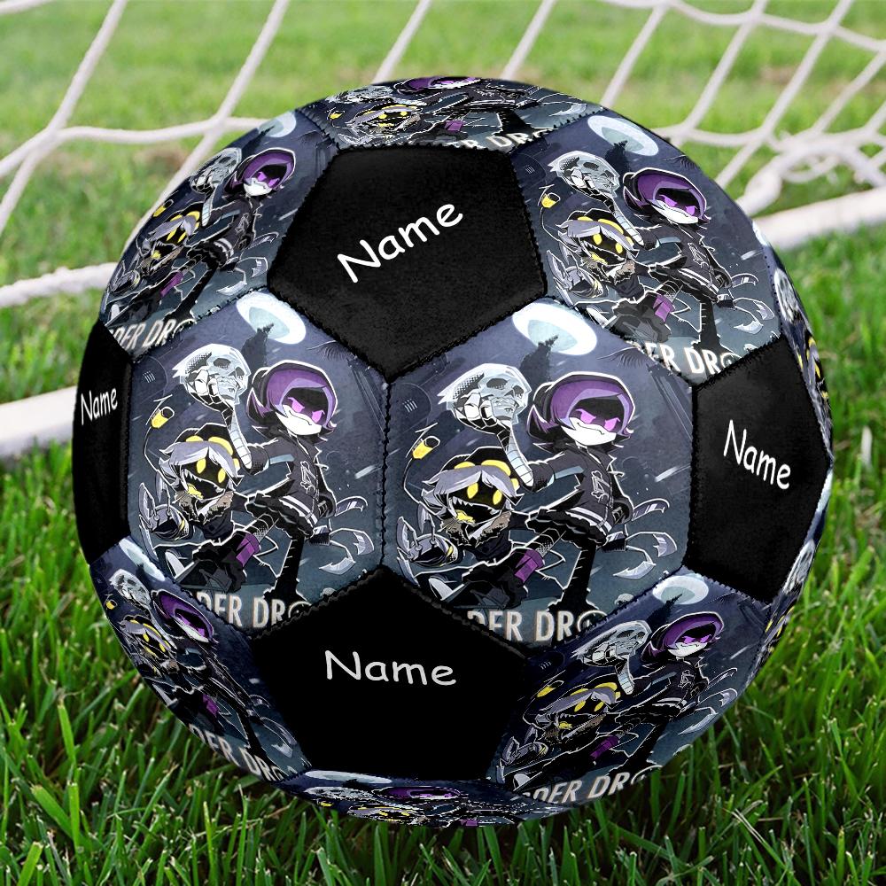 Custom Name Murder Drones Theme Size 5 Soccer Ball, Suitable for Both Indoor and Outdoor Matches, a Gift Suitable for Everyone.