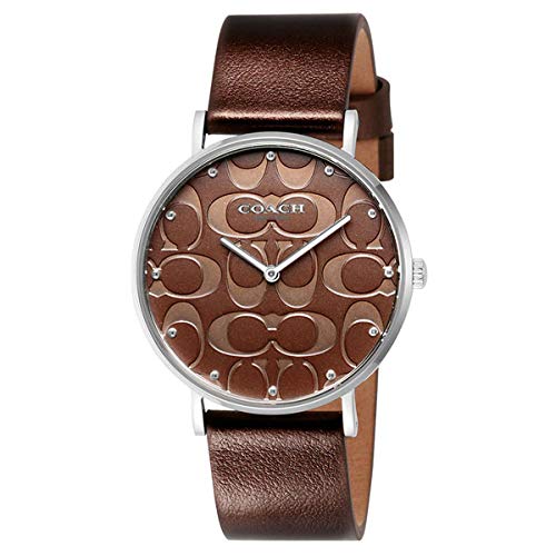 

COACH Watch Leather Belt Logo Dial Watch PERRY 14503302 Women s [Item]