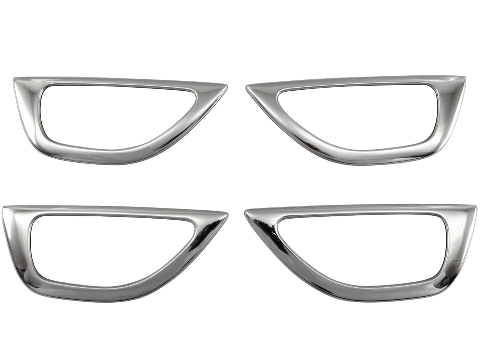 

BRIGHTZ Finish Stainless Steel Inner Door Handle Set for Fit Hybrid Ultra-Mirror Covers, Plated, 4-Piece [INS-DHC-204] GP1/GP4 (1/4)