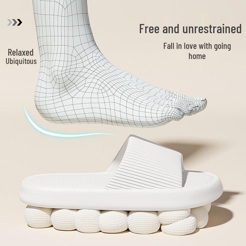 Yishan Yisi Ultra-Soft Non-Slip Home Slippers (2 Pairs)