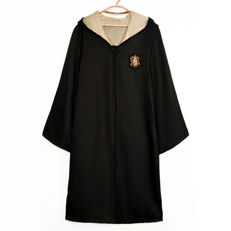 Potter Harry Costume Hogwarts Adult Child Robe Cape Vest Halloween Party Cosplay