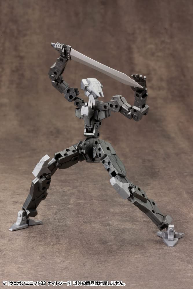 KOTOBUKIYA Modeling Support Goods Weapon Unit 33 Night Sword Total Length 89mm Plastic Model M.S.G Approx. Non-Scale
