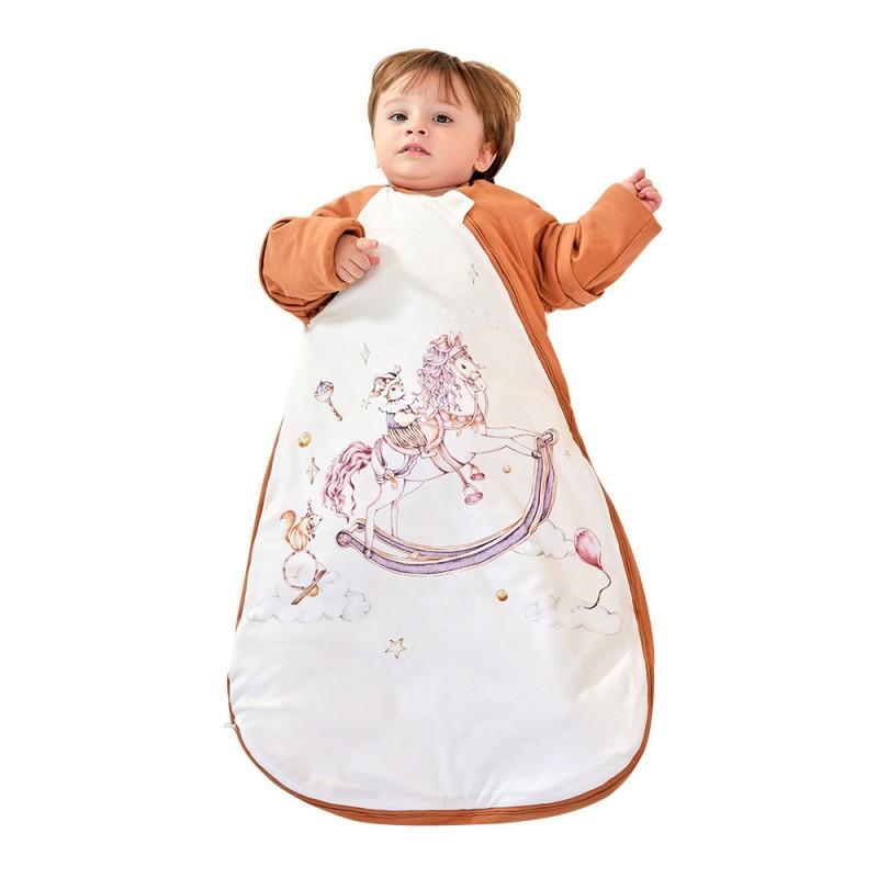 Infant Sleep Sack With Leg Coverage Warm Cotton Sleeping Bag Toddlers Fall Winter A-Grade Safety