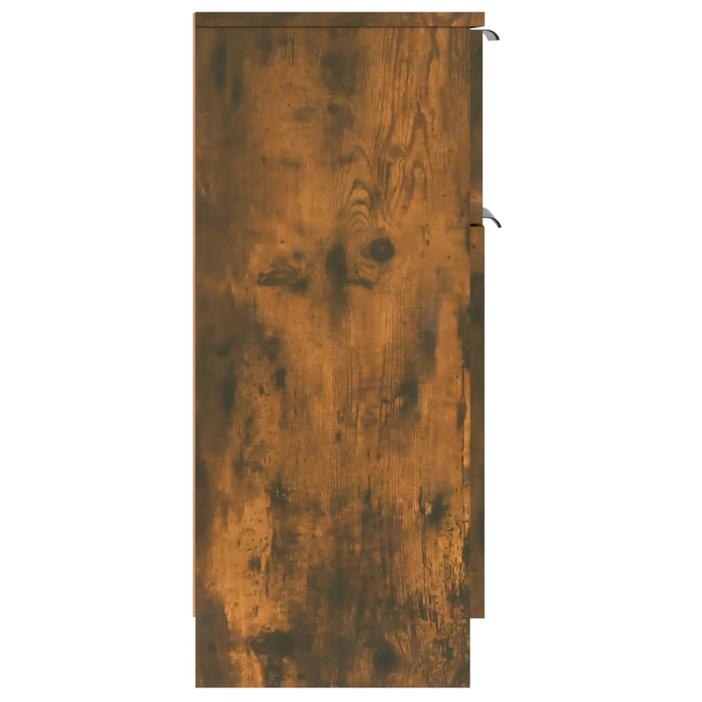 Sideboard Smoked Oak 30x30x70 cm Particle Board